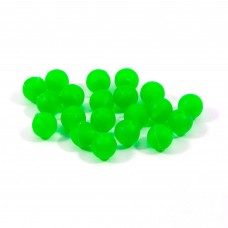 Бусина фидерная Namazu Soft Beads, PVC, d-5 мм, круглая, цв. темно-зеленый/N-SBF-09