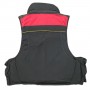 Спасательный жилет "SBART" F03 р. XL, накладные карманы, материал полиэстер, цвет: черно-красный