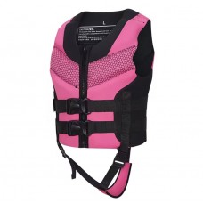 Спасательный детский жилет "SBART" V5015 р. XL, цвет: материал неопрен, розовый