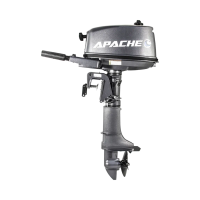 Двухтактный лодочный мотор APACHE Т5BS, 5л.с, румпельный, нога "S"
