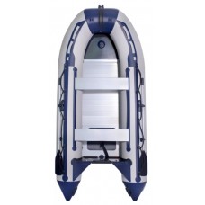 Лодка SMarine SDP MAX - 365 алюминиевые пайола серый/синий
