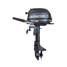Четырехтактный лодочный мотор APACHE  F6BS  румпельный, нога "S"