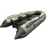 Лодка REEF-390 Fi НД ТРИТОН стеклопластиковый интерцептор Хаки-олива