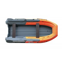Лодка REEF-400 Fi нд ТРИТОН S MAX тем.серый/оранжевый