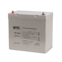 Аккумуляторная батарея "SVC" Свинцово-кислотная VP1250/S 12В 50Ач Размер в мм.: 350*165*178