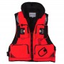 Спасательный жилет "SBART" F08 р. L, накладные карманы, материал полиэстер, цвет: красный