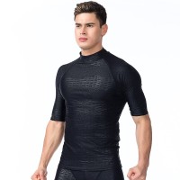 Плавательный мужской костюм "SBART" PK718, р. 2XL, цвет: черный