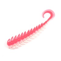 Твистер YAMAN PRO Ruff, р.4 inch, цвет #27 - Red White (уп. 5 шт.)/YP-R4-27