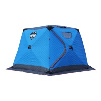 Палатка зимняя куб "HUSKY" М1 H-B6-360 Oxford 210D, 3 слоя, 6 стенная, р.360*190, цвет: синий