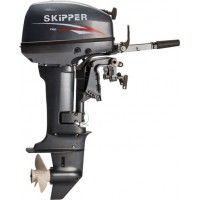 Двухтактный лодочный мотор SKIPPER SE9,9, 15 л.с, румпельный, нога "S"