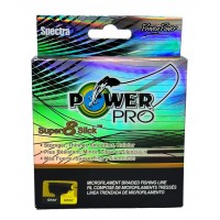 Шнур "Power Pro" Super 8 Slick, 100 м, диаметр 0,16 мм, 10.2  кг / серый