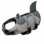 Спасательный жилет для собак "SBART" Акула D03, р. M, материал неопрен, цвет: серый