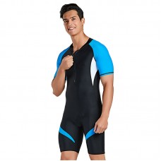 Плавательный мужской костюм "SBART" PK1362, р. XL, цвет: черно-синий