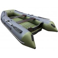 Лодка REEF-360 НД тем.серый/зеленый