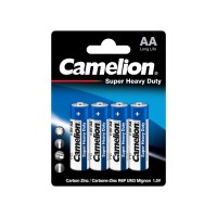 Батарейка CAMELION LR6-BP4B, Super Heavy Duty. AA. 1.5V., 1050 mAh. 4 шт.,в блистере