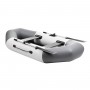 Лодка "Бриз - 240" бело/серый.Натяжное дно.Тонар