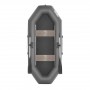 Лодка "Бриз - 280" серый. Натяжное дно.Тонар