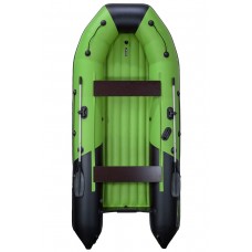 Лодка Таймень NX 3800 НДНД PRO ярко-зеленый/черный