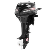 Двухтактный лодочный мотор "HIDEA" HD15FHS,15 л.с., румпельный, нога "S"