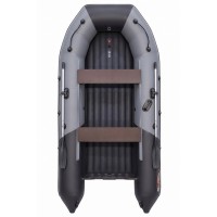 Лодка Таймень NX 3800 НДНД PRO МАХ графит/черный