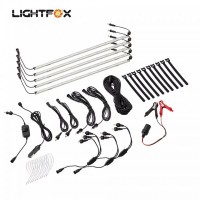 Светодиодное  Освещение "LIGHTFOX"  лагеря и кемпинге, сумка - набор 5 шт. 2835 LED