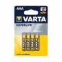 Батарейка, VARTA, R03P Superlife (Super Heavy Duty) , AAA, 1.5 V, 4 шт., в блистере
