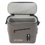 Изотермическая сумка "KYODA" на багажник велосипеда жесткий каркас 14 л, цвет серый, SC14-BB