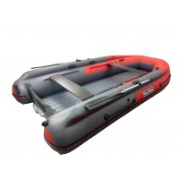 Лодка REEF-400 Fi нд ТРИТОН S MAX стеклопластиковый интерцептор темно-серый/красный