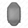 Лодка "Бриз - 220" серый/Натяжное дно. Тонар