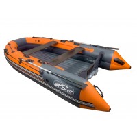 Лодка СКАТ 350 графит/оранжевый
