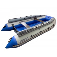 Лодка REEF-360 F НД ТРИТОН  стеклопластиковый интерцептор графит/синий