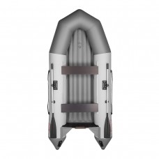 Лодка "Капитан- A330 "  бело-серый, НДНД + киль, Тонар