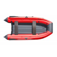 Лодка REEF-340 Fi нд ТРИТОН тем.серый/красный