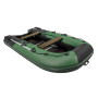 Лодка Ривьера Компакт 3200 СК комби зеленый/черный