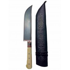 Нож "Самаркандский" национальный ручной работы,рукоятка из рога барана