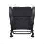 Кресло раскладное с откидной спинкой "Husky" BG120, р. 56*46*40/104см., цвет: хаки/черное