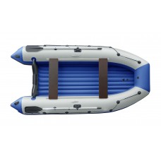 Лодка REEF-390 нд ТРИТОН стеклопластиковый интерцептор синий/серый