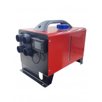 Воздушный отопитель "HUSKY" R14, 5kW/24V, металл. корпус, цвет: красный