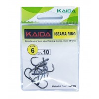 КРЮЧКИ "KAIDA" ISEAMA RING №6 в уп 10 шт