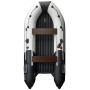 Лодка Ривьера Компакт 3600 НДНД Комби светло-серый/черный