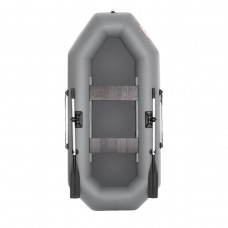 Лодка "Шкипер - 260" серый/Натяжное дно. Тонар