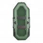 Лодка "Шкипер - 280" зеленый. Натяжное дно.Тонар.