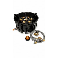 Плита "7-STAR" OUTDOOR STOVE  шарнирная c 7 соплами/перходники для всех видов болонов/7ST-19800W