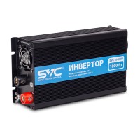 Инвентор SVC,SI-1000,мощность 1000ВА/1000ВТ вход 12В/выход 210-240В,1вых,Shuko CEE7,USB-порт 2А