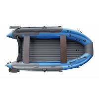 Лодка СКАТ 390 F интегрированный графит/голубой