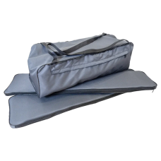 Комплект мягких накладок "Мастер Лодок" на сиденье с сумкой 810*200 графит