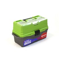 Ящик для снастей "Tackle Box" трехполочный NISUS зеленый/3/MB-BU-10