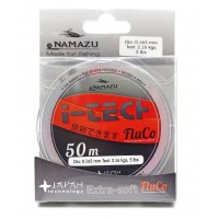 Леска Namazu "I-Tech Fluco", L-50 м, d-0,286 мм, test-6,01 кг, прозрачная/10/400/NIT50-0,286