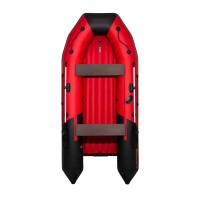 Лодка Таймень NX 3600 НДНД PRO красный/черный