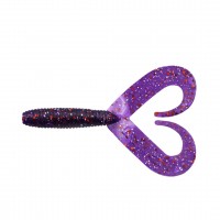 Твистер YAMAN PRO Loop-Two, р.4 inch, цв. #08 - Violet (уп.5 шт)/YP-LT4-08